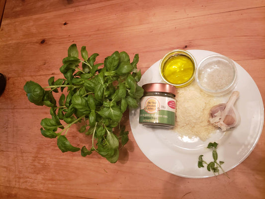 Pesto basilic et beurre de chanvre