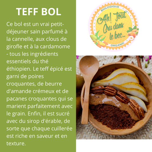 Bol petit-déjeuner au Teff