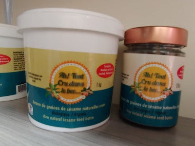 Beurre de graines de sésame naturelles crues Bio
