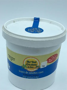 Beurre de noisettes crues et biologique