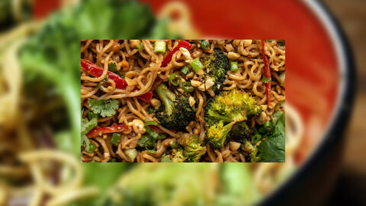 Brocoli à la sauce au beurre de noix de cajou