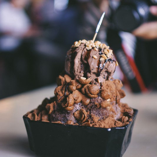 Une super nicecream aux noisettes