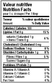 Beurre de noisettes crues et biologique