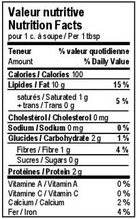 Beurre de noix de Grenoble crues Bio