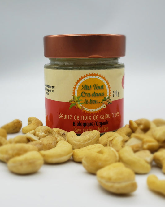 Beurre de noix de cajou crues Bio