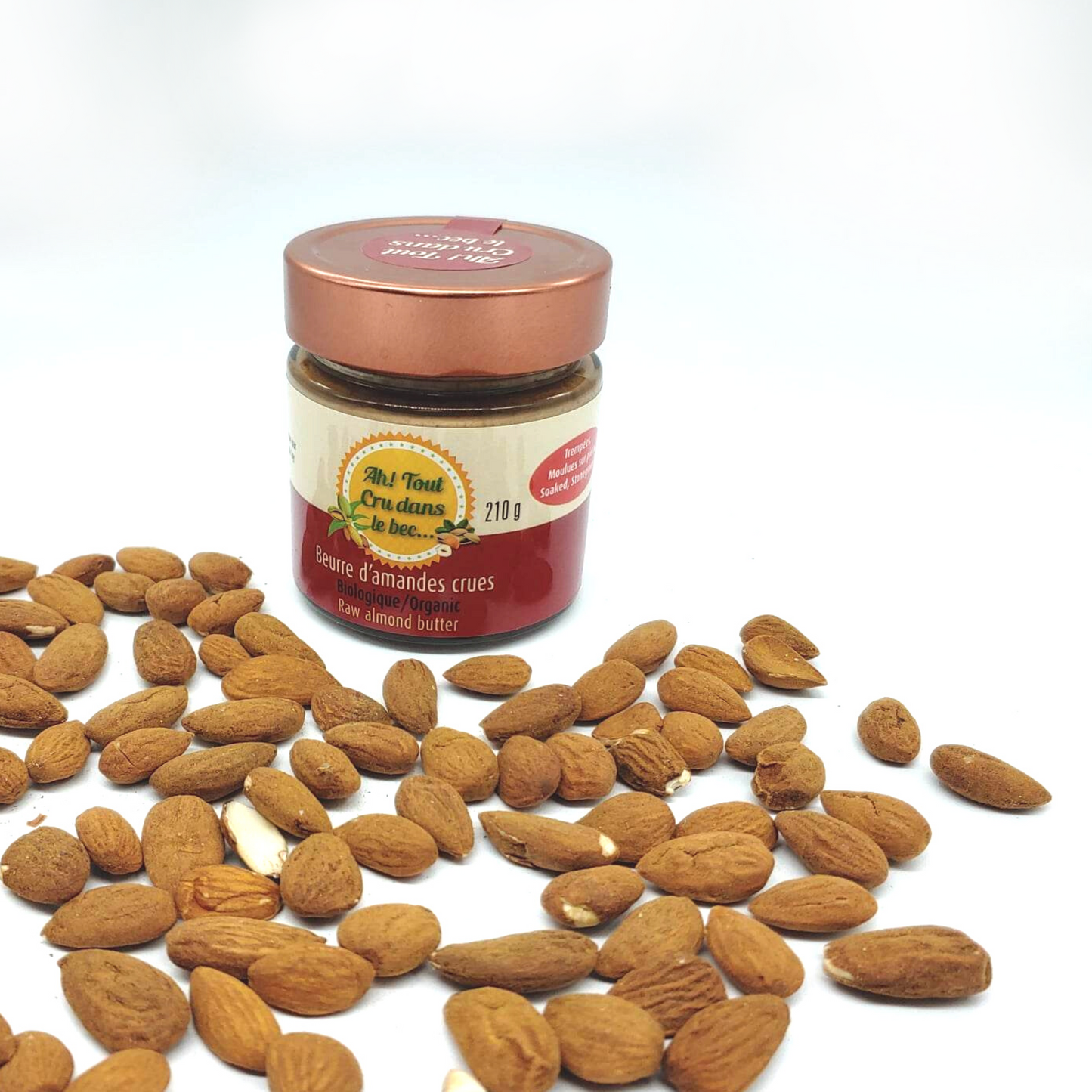Beurre d'amandes crues et biologique