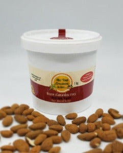 Beurre d'amandes crues et biologique
