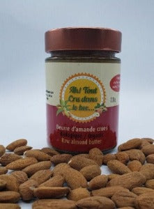 Beurre d'amandes crues et biologique